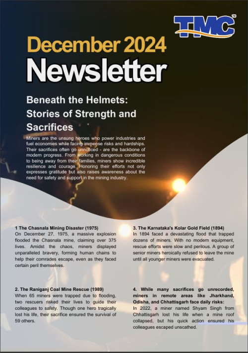 December 2024 Newsletter, TMC Mining