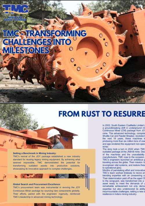 November 2024 Newsletter, TMC Mining