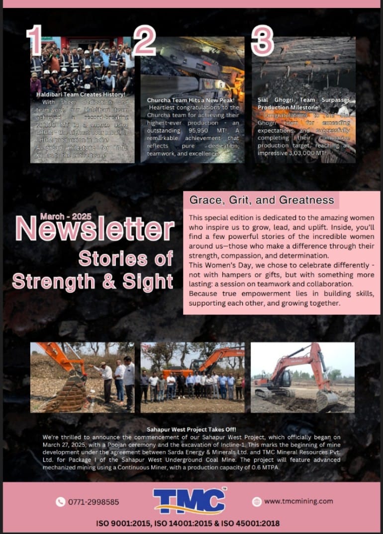 December 2024 Newsletter, TMC Mining